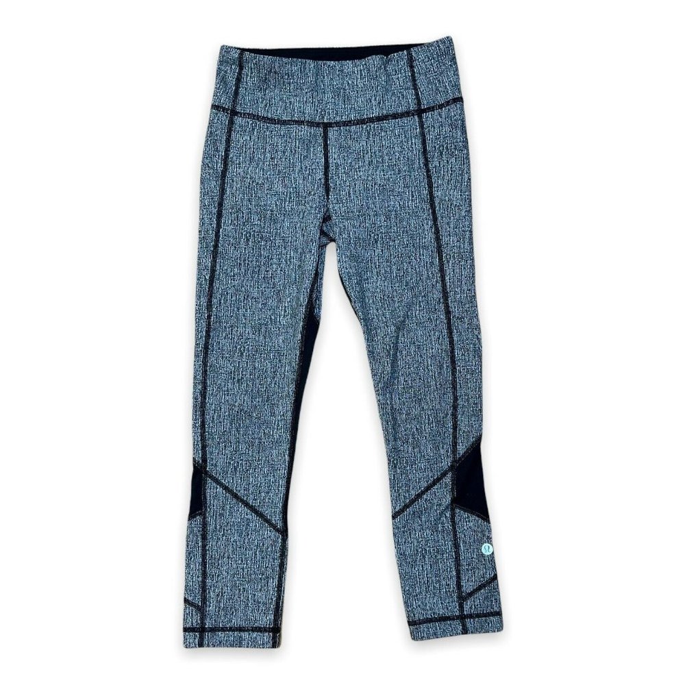 Lululemon Run Inspire Crop II Size 4 Cropped Running Leggings
